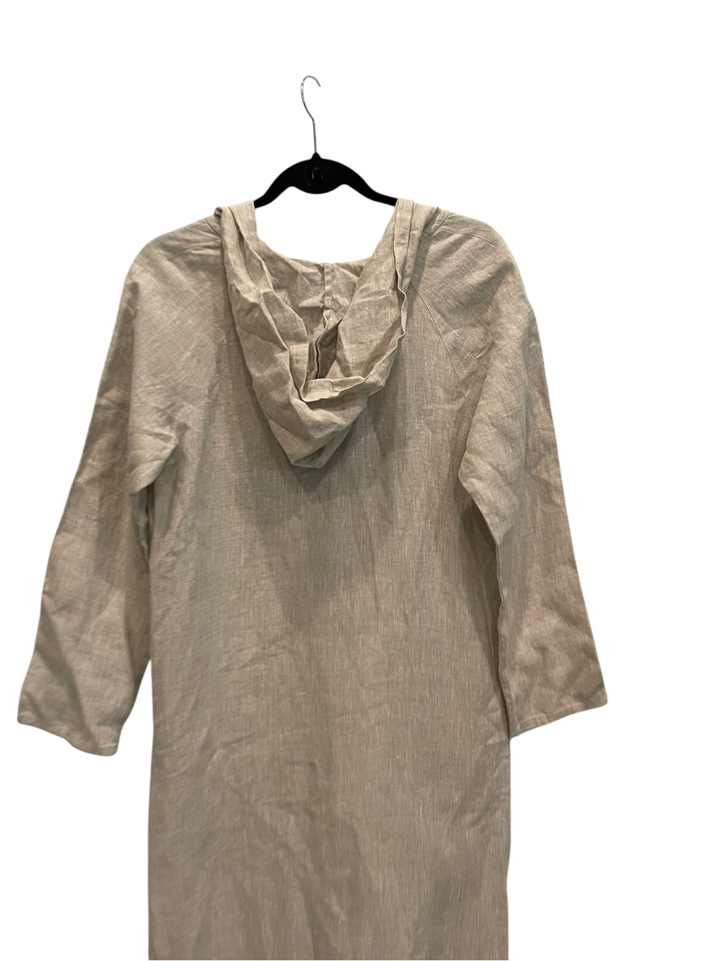 Albus Lumen Beige Hooded Lace-Up Linen Size:6 — image 4 of 8